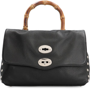 Postina S pebbled leather handbag-1